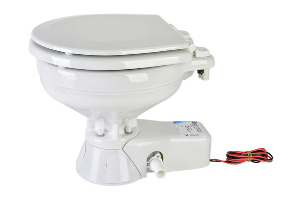 Jabsco Quiet Flush Regular elektrisch toilet 24V met solenoid (37045-4094)