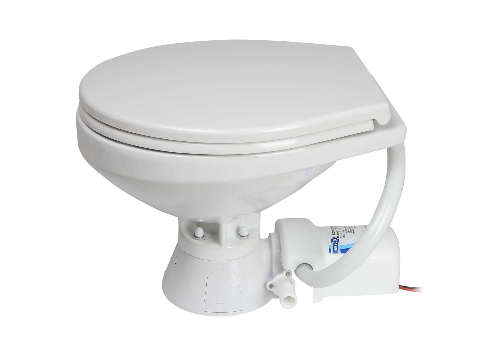 Jabsco Economy Regular elektrisch toilet 24V | soft closing (37010-4194)