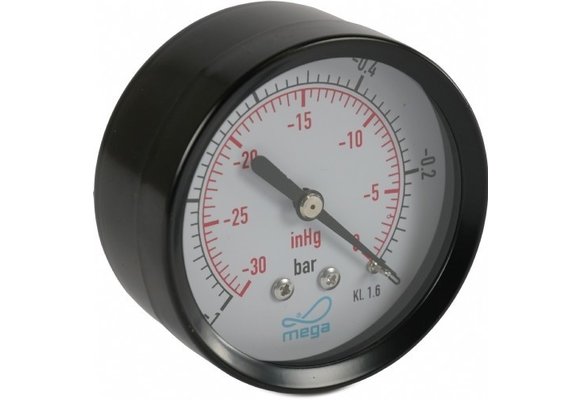 Manometer 1-6 Bar - 1/4" Achteraansluiting