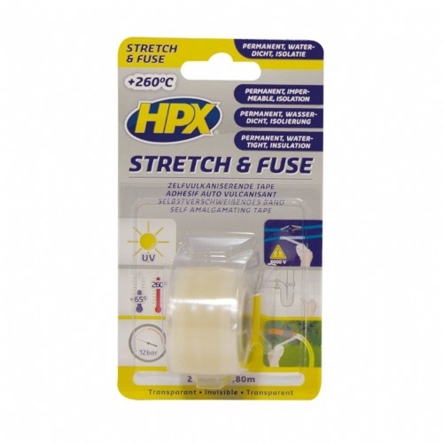 HPX Stretch and Fuse Reddingstape - transparant