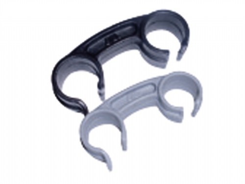 Kunststof clip wit 22/25mm