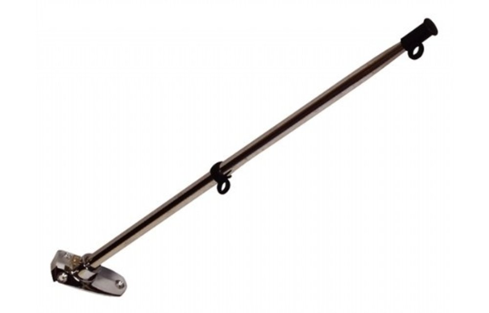 RVS afneembare vlaggestok - L42cmxd14mm