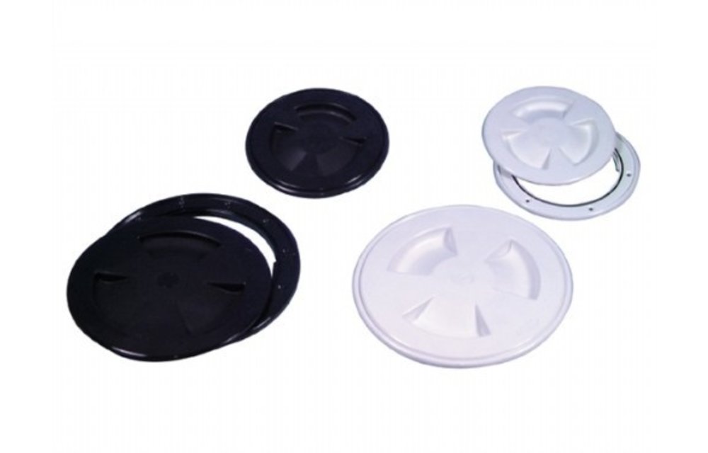 Inspectiedeksel Rond diameter 200mm Zwart