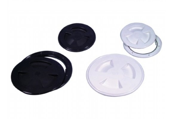 Inspectiedeksel Rond diameter 200mm Zwart