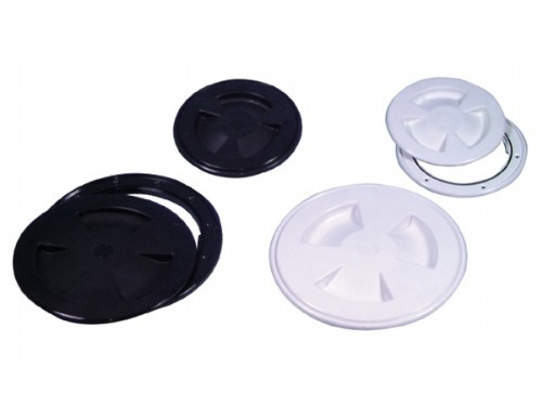 Inspectiedeksel Rond diameter 200mm Zwart