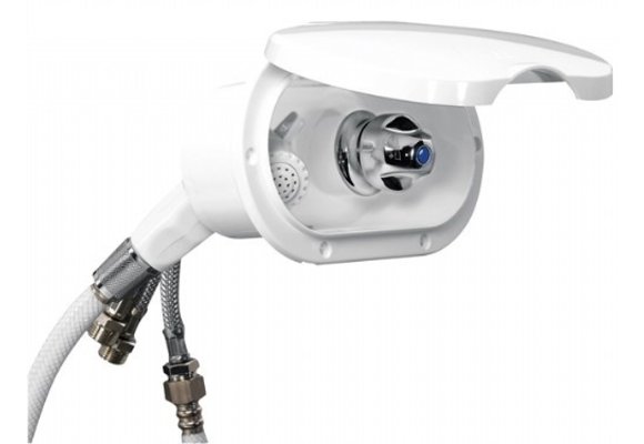 NR Inbouwdouche met witte douche