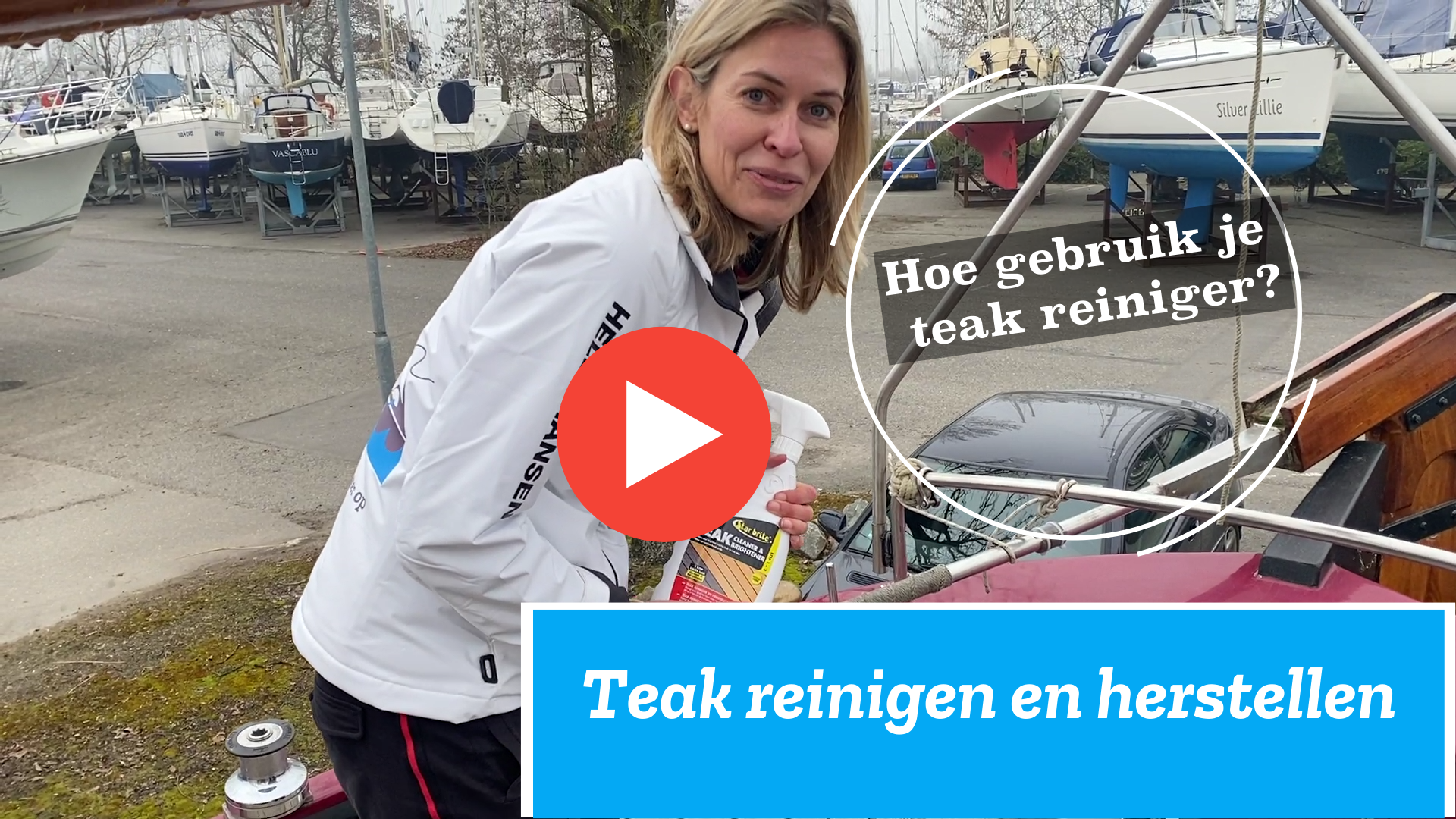 Het beste product om teakdek te reinigen en herstellen.