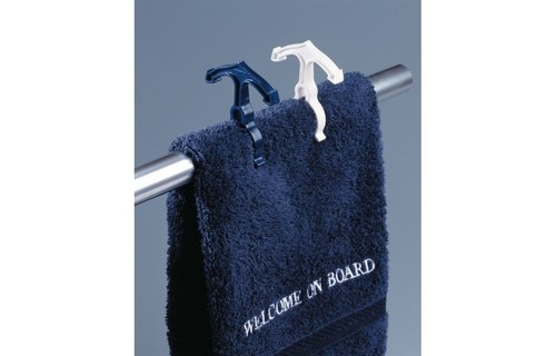 Railingknijpers in polybag 5 x wit / 5 x blauw