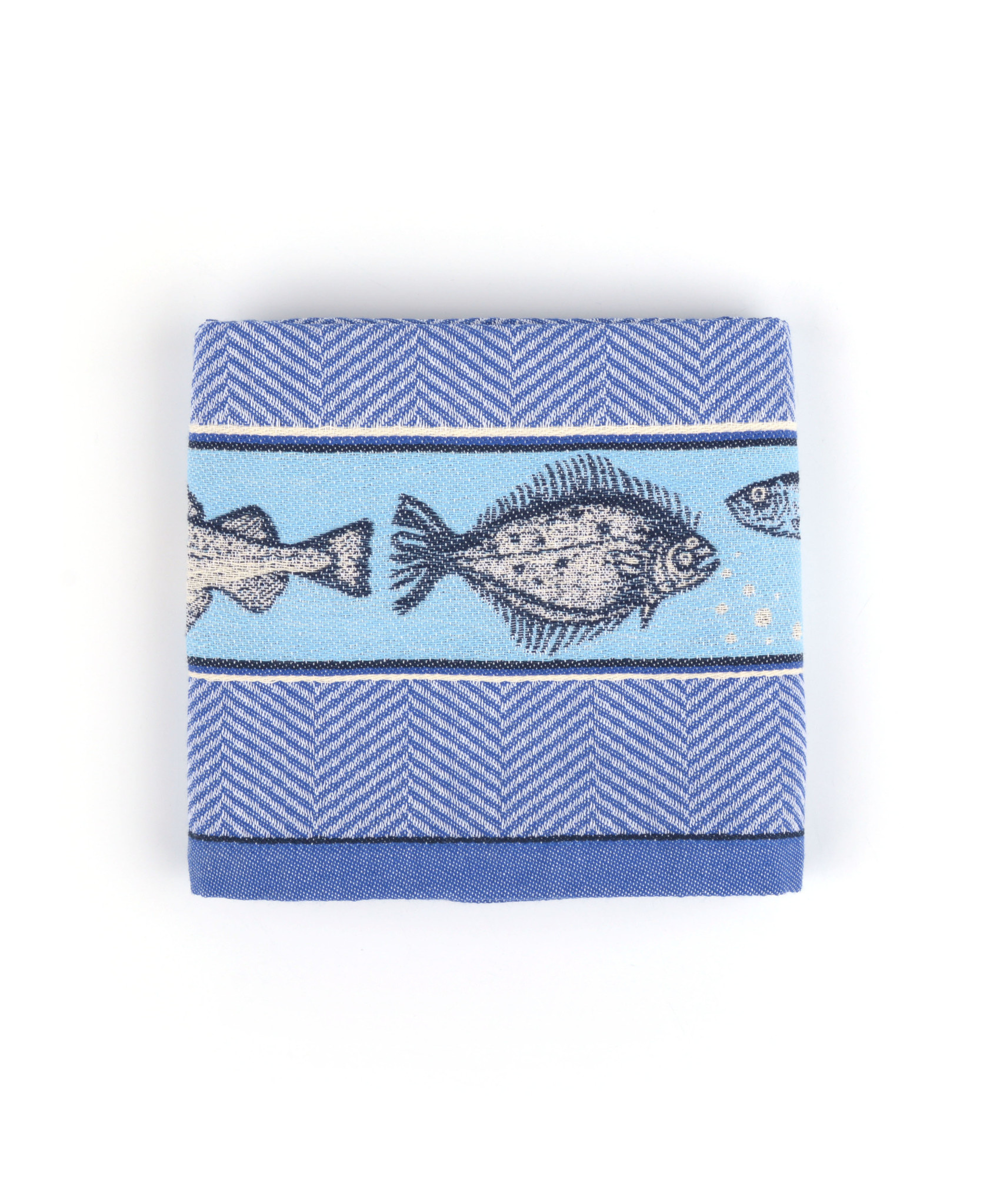 Bunzlau Castle - Theedoek Fish Koningsblauw