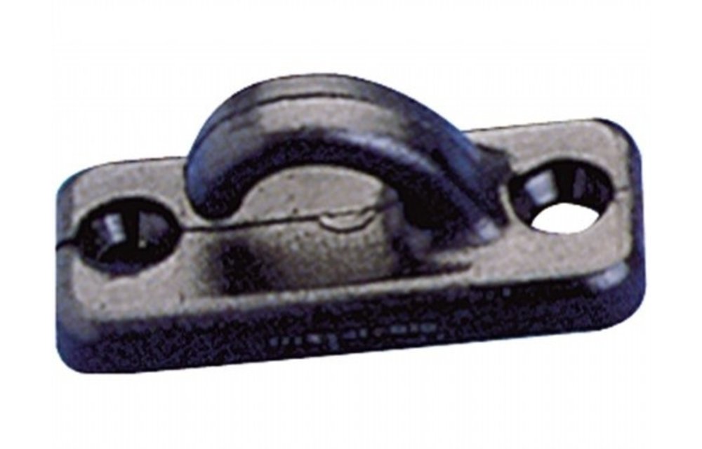 Nylon ophanghaakje - zwart horizontale bevestiging