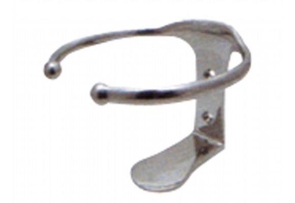 Witte kunststof bekerhouder