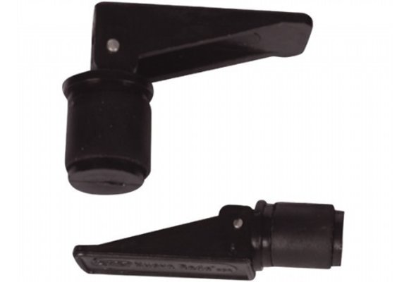 Kunststof Lensplug zwart - diameter 25mm