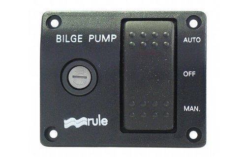 43 Rule DeLuxe Bilgepompschakelpaneel 12V