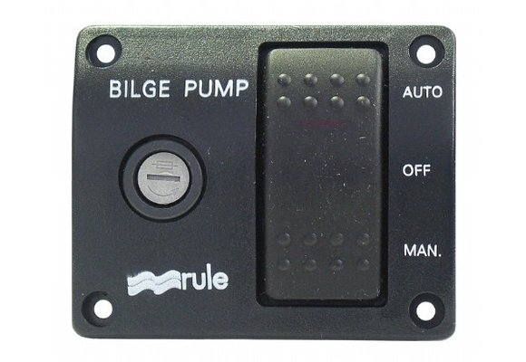43 Rule DeLuxe Bilgepompschakelpaneel 12V