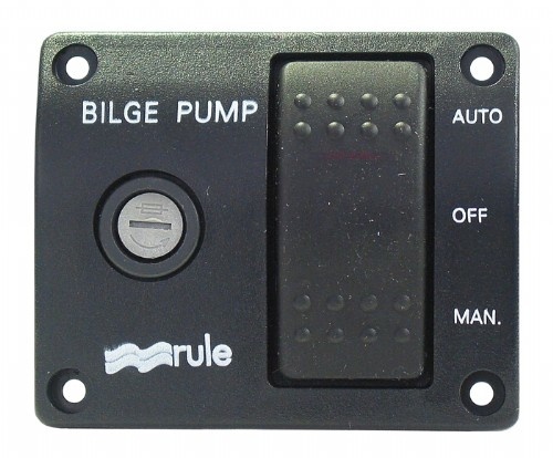 43 Rule DeLuxe Bilgepompschakelpaneel 12V