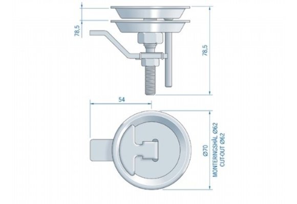 Losse beugel t.b.v. 306044