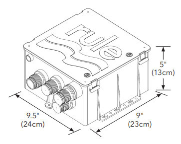 99B Rule Douche Afvoerset 12V 69 l/m