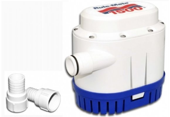 RM1500A Rule Mate Volautom. Bilgepomp RM1500A 5678 l/u 12V