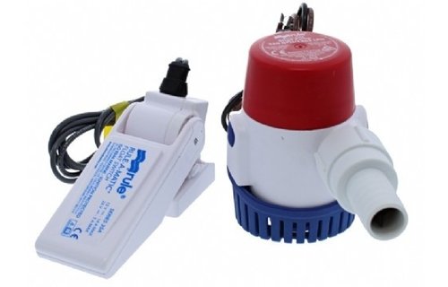 24DA-35A Rule 360 Standaard Bilgepomp 1363 l/u 12V + Bilgeschakelaar
