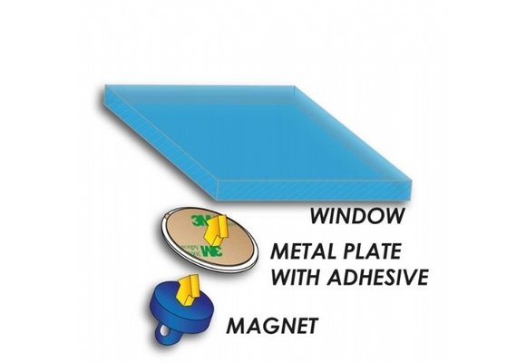 Waterline magneetsetje - als vervanging voor zuignap