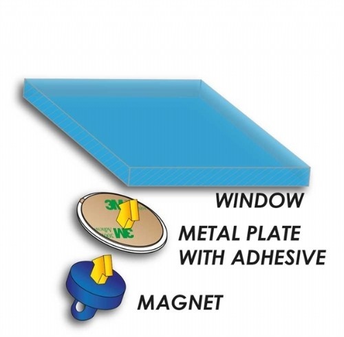 Waterline magneetsetje - als vervanging voor zuignap