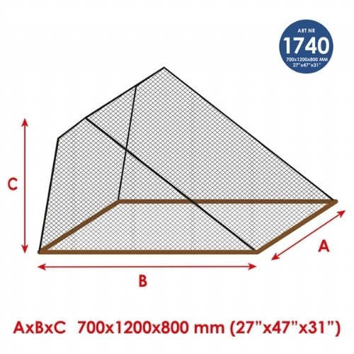 Waterline Muskietennet ingang 120x70x80 cm ECO (1741)