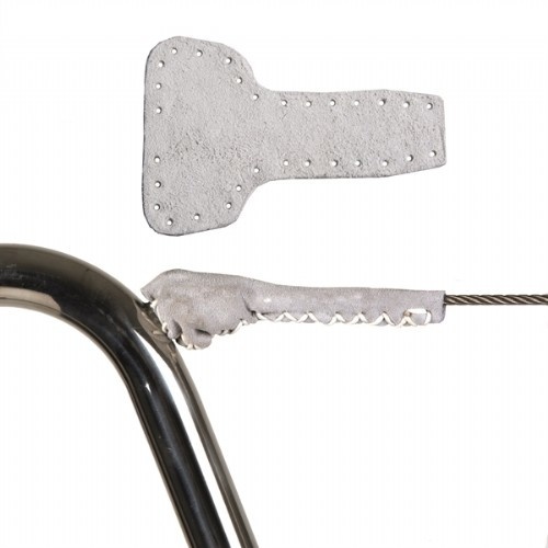 Waterline Zeerailing beschermer staaldraad leder