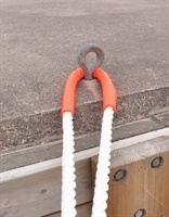 Waterline Spiroll landvastbeschermer L oranje - 600mm - 19-25 mm lijn