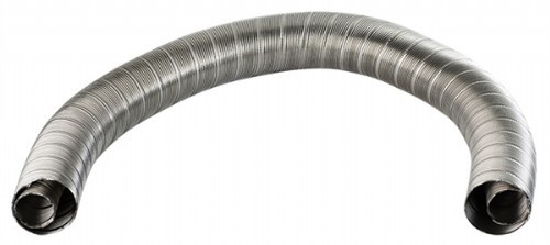 Wallas uitlaatslang RVS - Ø28/45 mm