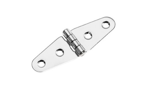 Roca staartscharnier vlak RVS 100 x 27 mm 442720