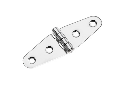 Roca staartscharnier vlak RVS 100 x 27 mm 442720