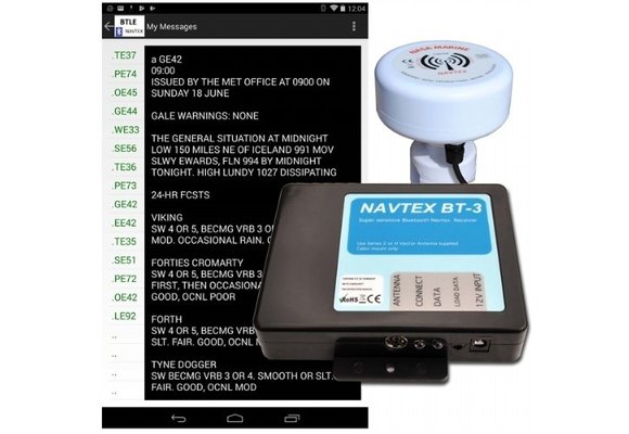 Nasa Navtex BT-3 black box met antenne (H Vector)