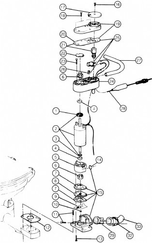 Jabsco Pakking nr 20 (29200) (29075-1000)