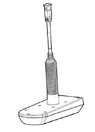Humminbird Plastic Thru Hull Transducer XPTH 9 20 MSI T MEGA G2N