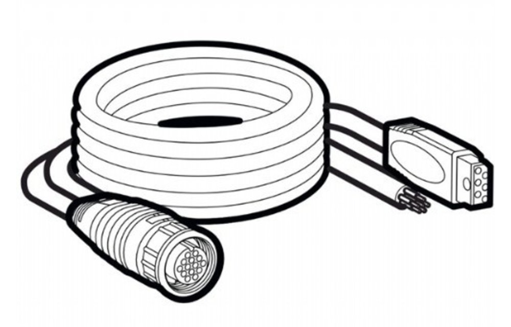 Humminbird AS GPS NMEA SOLIX/ONIX Splitter Cable voor GPS antenne en NMEA 0183