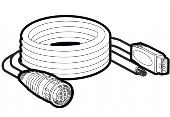 Humminbird AS GPS NMEA SOLIX/ONIX Splitter Cable voor GPS antenne en NMEA 0183