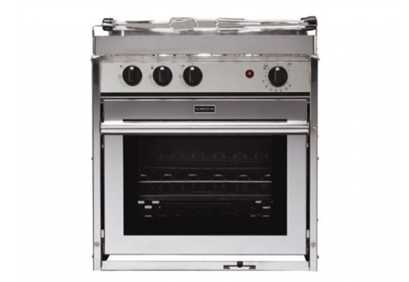 Force 10/ENO RVS 3 Pits Oven Euro Compact