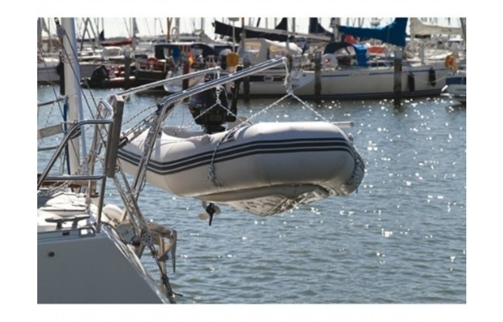 Batsystem Davit systeem DV25 voor rechte spiegel - incl. blokken