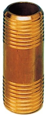 Allpa Messing verlengpijp 3/4 x 120mm 2-zijden buitendraad