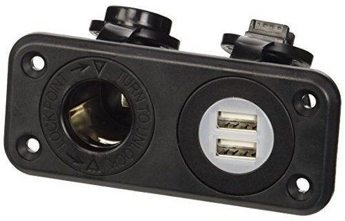 12 volt plug en USB lader