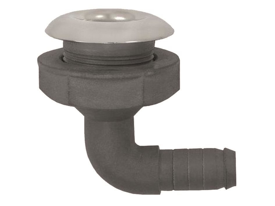 Huiddoorvoer rvs haakse slangtule