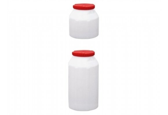 Waterdichte container - wit/rood - 6 liter