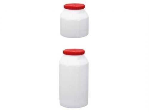 Waterdichte container - wit/rood - 6 liter