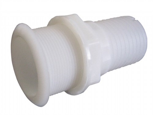 Kunststof huiddoorvoer met flens, slangaansluiting