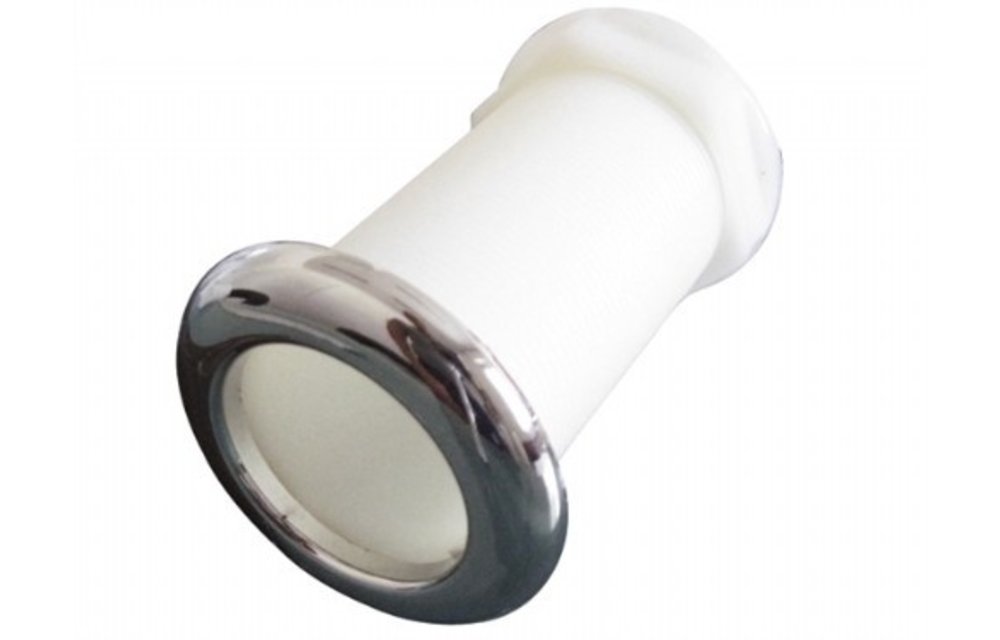 Kunststof huiddoorvoer met RVS flens, draadaansluiting