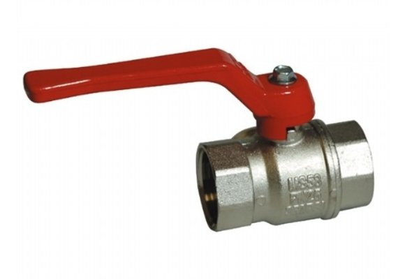 Kogelafsluiter 1/2" Messing