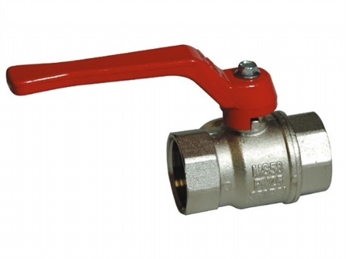 Kogelafsluiter 1/2" Messing