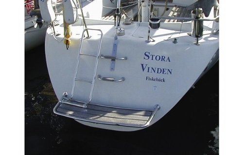 Rvs Zeilbootplatform 100x35cm PT10035