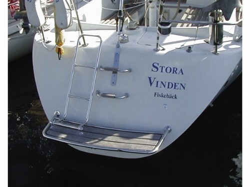 Rvs Zeilbootplatform 100x35cm PT10035