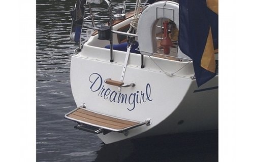 Rvs Zeilbootplatform 80x35cm PT8035